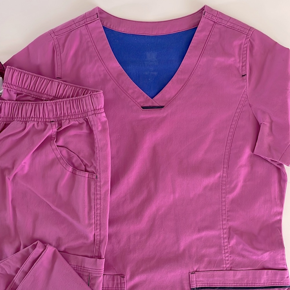 Maevn Purple/Mauve Scrub Set